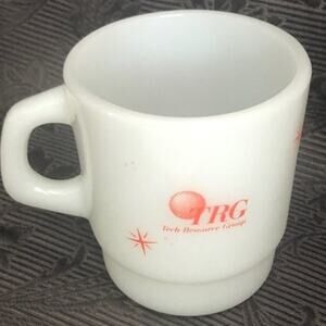 Vintage Fireking TRG milk glass mug